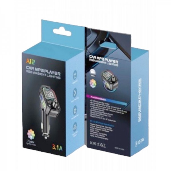 Φορτιστής αυτοκινήτου 3.1A και MP3 player