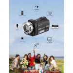 Andowl Ψηφιακή βιντεοκάμερα 1080P HD 20MP TFT LCD 16X 4KDV Q-DV16X