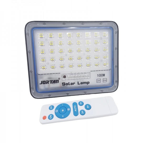 LED Ηλιακός προβολέας με τηλεχειριστήριο 100W JT-BS100W-TFTZ LED Ηλιακός προβολέας με τηλεχειριστήριο 100W JT-BS100W-TFTZ