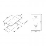 Pyramis PHC32210FMB Κεραμική Εστία Domino Αυτόνομη