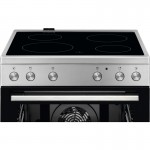 Electrolux LKR64001OX Κουζίνα με Κεραμικές Εστίες Inox POP Διακόπτες