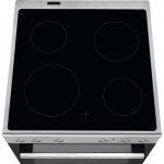 Electrolux LKR64001OX Κουζίνα με Κεραμικές Εστίες Inox POP Διακόπτες