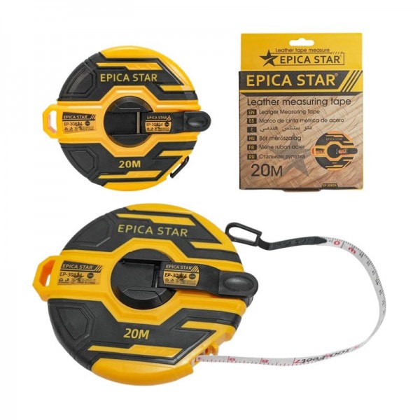 Εύκαμπτη μετροταινία/ μεζούρα 20m EPICA STAR EP-30824