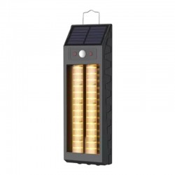 LED Ηλιακό επιτοίχιο/ κρεμαστό φωτιστικό 18W 1200mAh