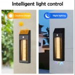 LED Ηλιακό επιτοίχιο/ κρεμαστό φωτιστικό 18W 1200mAh