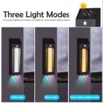 LED Ηλιακό επιτοίχιο/ κρεμαστό φωτιστικό 18W 1200mAh