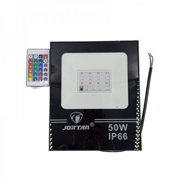 LED Προβολέας 50W RGB 220V