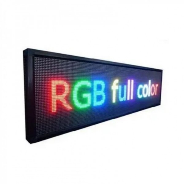 Κυλιόμενη πινακίδα LED RGB με WI-FI 100*40cm