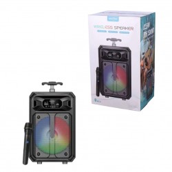 Ασύρματο Ηχείο Karaoke με Μικρόφωνο & Φωτισμό LED 8’’ GTS-2176