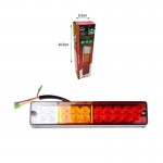 Πίσω Φανάρι LED IP67 για Φορτηγό – 12V/24V, 3 σε 1 Φλας, Στοπ, Όπισθεν