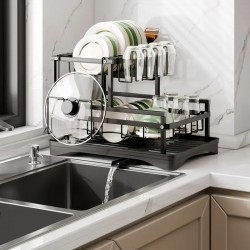 Πολυλειτουργική Αποστραγγιστική Ραφιέρα Πιάτων