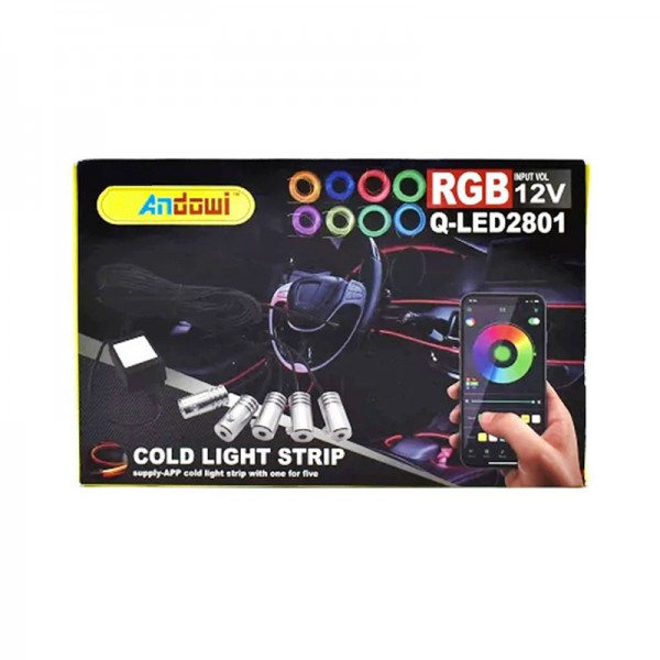 Andowl Διακοσμητικός Φωτισμός Αυτοκινήτου LED Q-LED2801