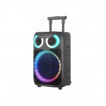 Andowl Ηχείο Subwoofer 30W RMS FM με Μικρόφωνο, Τηλεχειρισμό & Διακοσμητικό Φωτισμό LED RGB Q-YX8000