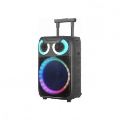 Andowl Ηχείο Subwoofer 30W RMS FM με Μικρόφωνο, Τηλεχειρισμό & Διακοσμητικό Φωτισμό LED RGB Q-YX8000