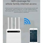 Andowl Q-A10 Ασύρματο 4G Mobile Router Wi‑Fi 5 με 4 Θύρες Ethernet