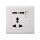 EPICA STAR Πρίζα με 2 θύρες USB & διακόπτη EP-50756