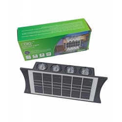 Επιτοίχιο ηλιακό φως με 8 LED 