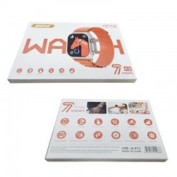 Andowl K3 Έξυπνο Ρολόι με 7 Λουράκια