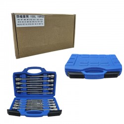 Σετ 18 Μύτες Καρυδάκια Μαγνητικές Μακριές με Θήκη