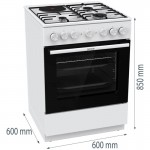 Gorenje GK6B43WD Μικτή Κουζίνα