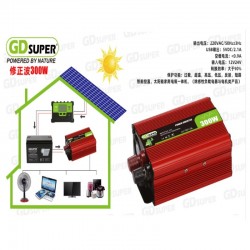 Inverter Τροποποιημένου Ημιτόνου 12V 300W GD-300W