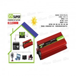 Inverter Τροποποιημένου Ημιτόνου 12V 3000W GD-3000W-1