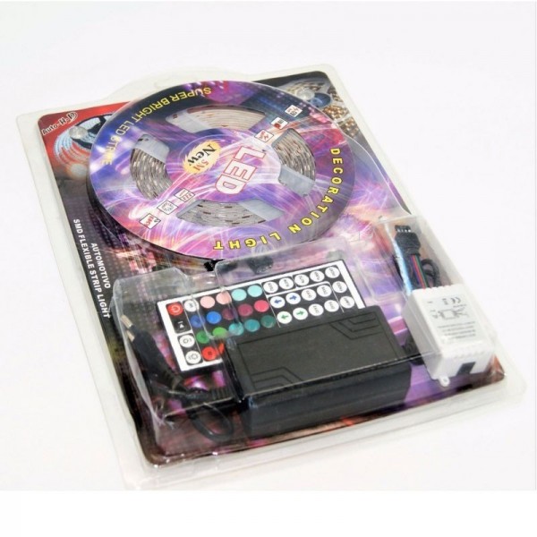 LED Ταινία RGB 5m με τροφοδοτικό & τηλεχειριστήριο LED Ταινία RGB 5m με τροφοδοτικό & τηλεχειριστήριο