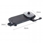 SOKANY Teppanyaki ψησίματος 1600W 39cm SK-2208