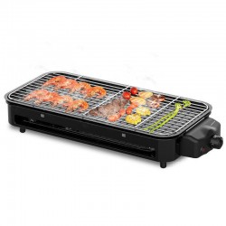 SOKANY Επιτραπέζια ηλεκτρική ψησταριά σχάρας 1500W με ρυθμιζόμενο θερμοστάτη 45x23cm SK-6112