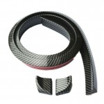 Αυτοκόλλητο προστατευτικό αυτοκινήτου 140 x 3.5cm μαύρο carbon