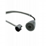 Ψηλή μπαταρία κουζίνας πάγκου με σπιράλ ασημί 60cm P-6 Ψηλή μπαταρία κουζίνας πάγκου με σπιράλ ασημί 60cm P-6