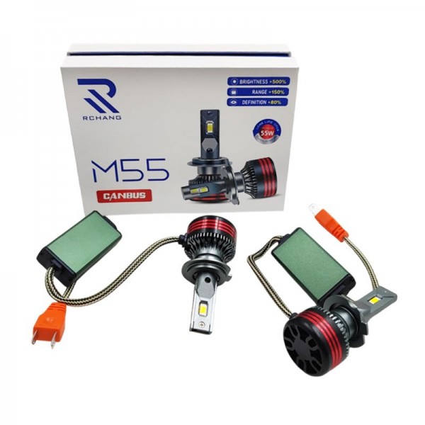 RCHANG Canbus λάμπες αυτοκινήτου M55-H7-3570 55W W16418-1