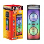 Φορητό ασύρματο καραόκε ηχείο με διπλό woofer 10″