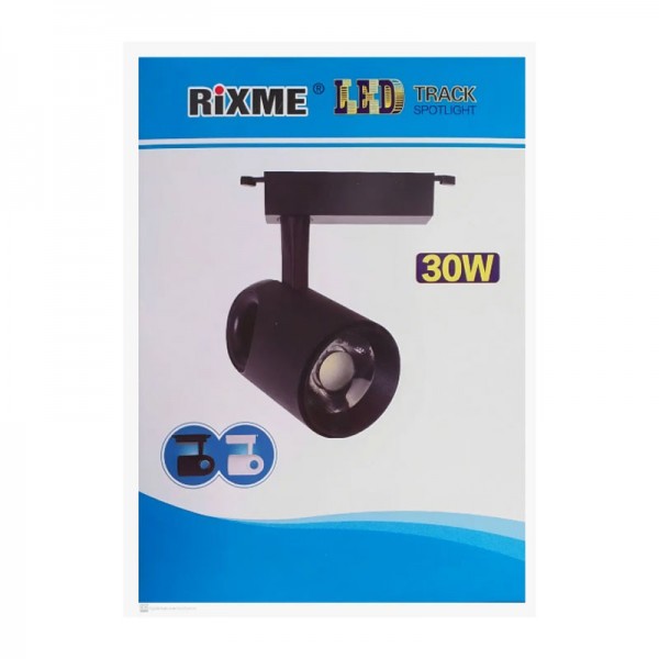 Προβολέας LED 30W 4000K για ράγα