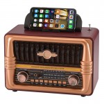 NNS Retro φορητό ραδιόφωνο επαναφορτιζόμενο με bluetooth & USB NS-8079BT