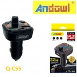 ANDOWL Transmitter αυτοκινήτου με bluetooth Q-C55 ANDOWL Transmitter αυτοκινήτου με bluetooth Q-C55