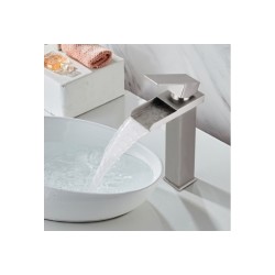 Ανάμεικτη βρύση χρωμέ καταρράκτης 31cm 5307HNB