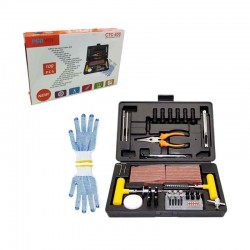 PerVoi Σετ επισκευής ελαστικών με θήκη μεταφοράς CTC-856