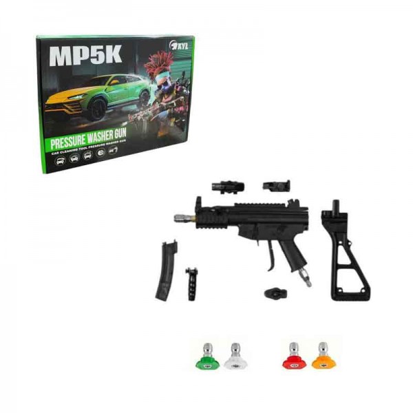 MP5K Πιστόλι Πίεσης Νερού για Πλυστικό Μηχάνημα – Σετ με 4 Μπεκ