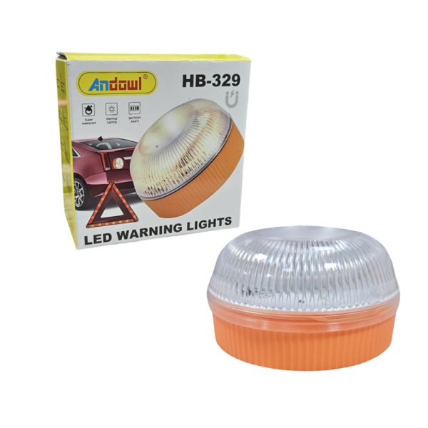 Andowl Λάμπα Προειδοποίησης LED με Μαγνήτη HB-329 Andowl Λάμπα Προειδοποίησης LED με Μαγνήτη HB-329