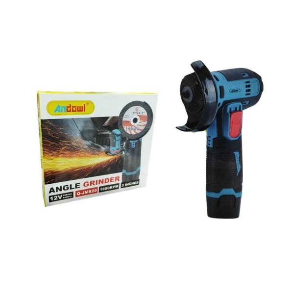 Andowl Γωνιακός Τροχός Με Μπαταρία 12V Q-JM825