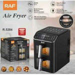 RAF Πολυλειτουργική Φριτέζα Αέρος με Διπλό Καλάθι 6 L + 6 L 2800 W R.5284 RAF Πολυλειτουργική Φριτέζα Αέρος με Διπλό Καλάθι 6 L + 6 L 2800 W R.5284