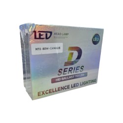 D Series Λάμπες Αυτοκινήτου LED H15 80W CANBUS