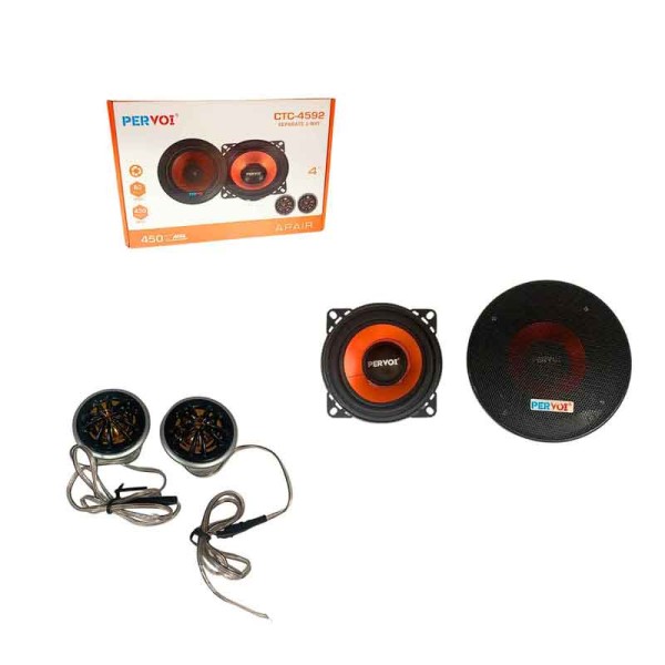 PerVoi Ηχείο αυτοκινήτου 4 ιντσών 2 δρόμων 450W 80W RMS CTC-4592 PerVoi Ηχείο αυτοκινήτου 4 ιντσών 2 δρόμων 450W 80W RMS CTC-4592