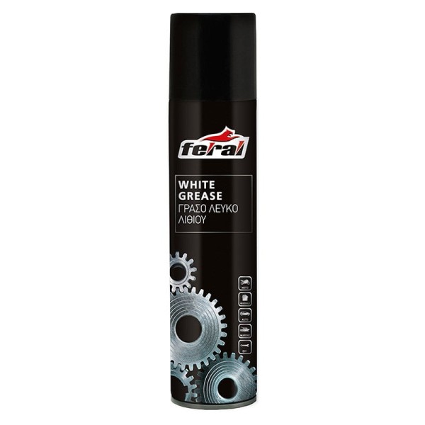 Feral Σπρέι Γράσου Λευκού Λιθίου 400ml Feral Σπρέι Γράσου Λευκού Λιθίου 400ml