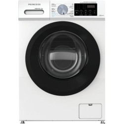 Princess WMBA 7 PAR Πλυντήριο Ρούχων 7 κιλά, A, 1200 στροφές, Inverter Μοτέρ, Ατμός