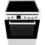 United UFV-68287TP Ηλεκτρική Κουζίνα Κεραμική Λευκή