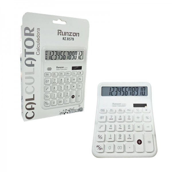 Runzon Αριθμομηχανή Γραφείου/Κομπιουτεράκι RZ-857B Runzon Αριθμομηχανή Γραφείου/Κομπιουτεράκι RZ-857B