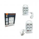 Πολύπριζο Ασφαλείας Μπρος Πίσω με 8 Θύρες και USB Πολύπριζο Ασφαλείας Μπρος Πίσω με 8 Θύρες και USB