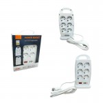 Πολύπριζο Ασφαλείας Μπρος Πίσω με 12 Θύρες και USB Πολύπριζο Ασφαλείας Μπρος Πίσω με 12 Θύρες και USB